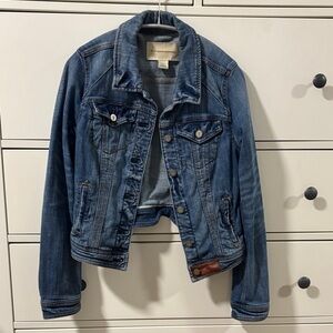 Anthropologie Pilcro  Blue Denim Jacket size S